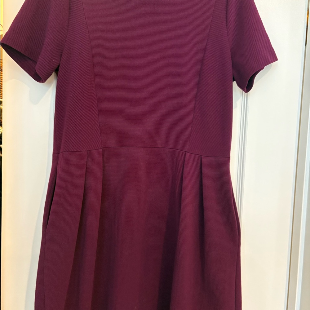 Madewell Rich furschia/purple Ribbed Dress